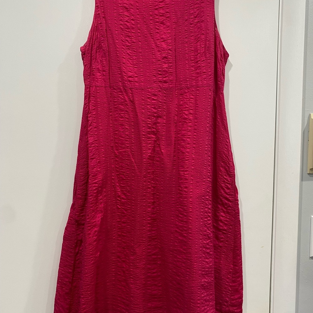 J. Crew Pink Sleeveless Shift Dress